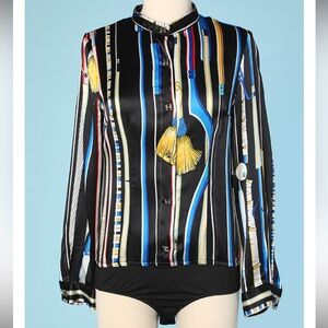 HERMES SILK BLOUSE